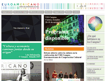 Tablet Screenshot of campuseuroamericano.org